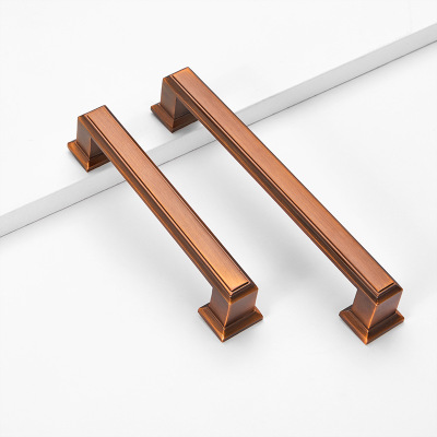 廠家直銷(xiāo)中式古銅衣柜抽屜拉手復(fù)古咖啡鞋柜柜門(mén)把手家具五金配件