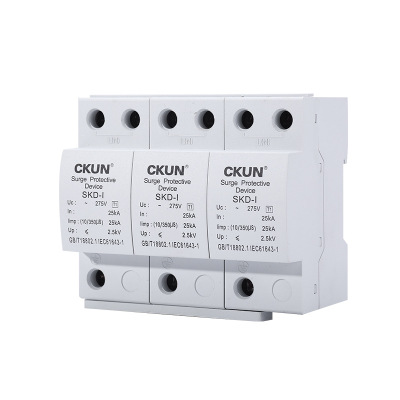 防雷一級浪涌保護器SPD避雷器25ka電涌保護器T1試驗型防雷器