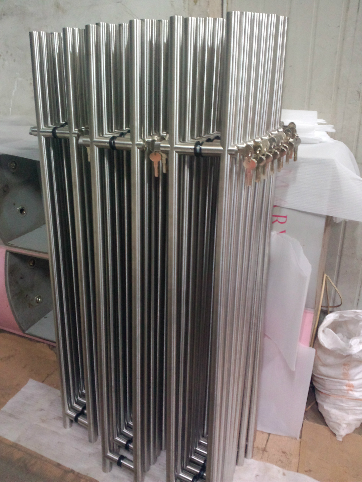 拉手鎖 帶鎖大拉手 不銹鋼拉手鎖