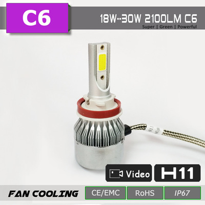 廠家直銷 跨境專供C6LED 汽車前大燈 LED汽車燈車燈汽車燈泡