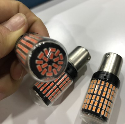 外貿改裝汽車LED轉向燈 1156 1157-3014-144smd橫流12-24v超亮