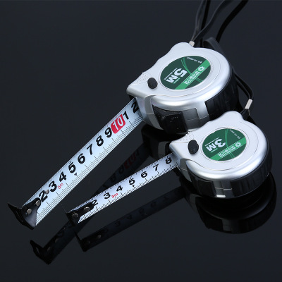 沃爾頓 鋼卷尺亞光鍍鉻尺殼工地木工測量工具標(biāo)準(zhǔn)刻度自鎖鋼卷尺