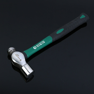 沃爾頓45#鋼纖維柄圓頭錘現(xiàn)貨批發(fā)家裝作業(yè)多規(guī)格鐵榔頭圓頭錘子