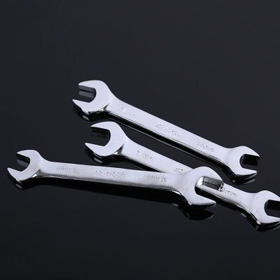 德式公制鏡面開口扳手多規(guī)格鉻釩鋼汽修呆頭扳手防爆鍍鉻雙頭扳手