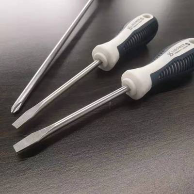 萊仕 網紋膠柄批頭 一字十字螺絲批 6厘羅絲刀 批發(fā)零售精品螺絲