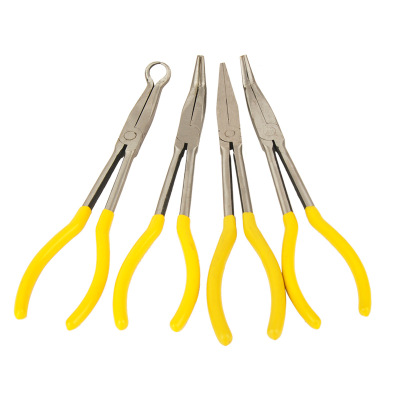 廠長(zhǎng)批發(fā)11寸加長(zhǎng)柄尖嘴鉗 275mm尖咀鉗彎嘴鉗長(zhǎng)嘴鉗O型彎咀鉗子