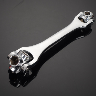 帶磁八合一套筒工具扳手外六角狗骨頭扳手可旋轉多頭8和1扳手