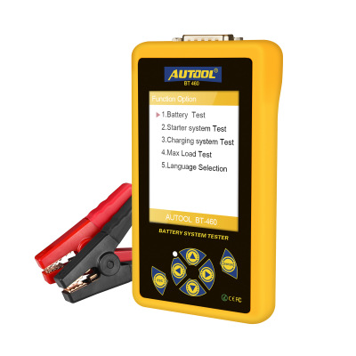 AUTOOL BT460汽車(chē)蓄電池檢測(cè)電池壽命電瓶容量測(cè)量?jī)?nèi)阻啟動(dòng)測(cè)試儀