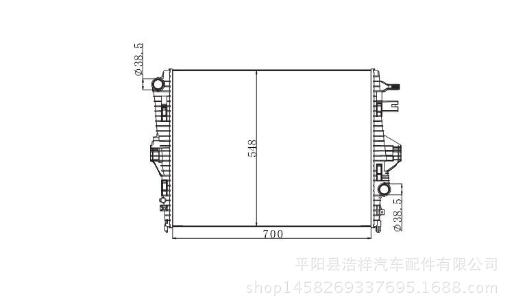 奧迪Q7大眾途銳 AUDI Q7 10- 汽車散熱器 AMT 7P6121253