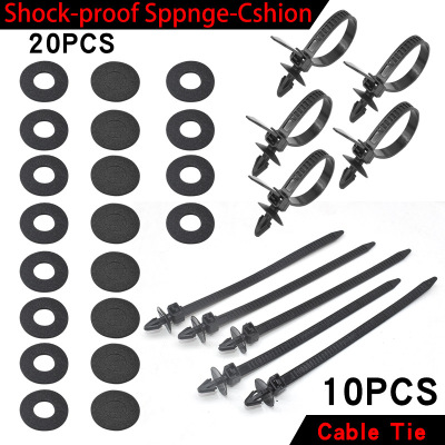 汽車卡扣415PCS盒裝鉚釘扣適用于通用福特豐田本田克萊斯勒門飾板