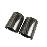 適用于寶馬款尾喉排氣管 碳纖維尾喉排氣管 全亮黑排氣汽車配件
