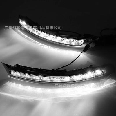 適用于沃爾沃XC90led日行燈沃爾沃xc90霧燈改裝LED夜間行車燈轉(zhuǎn)向