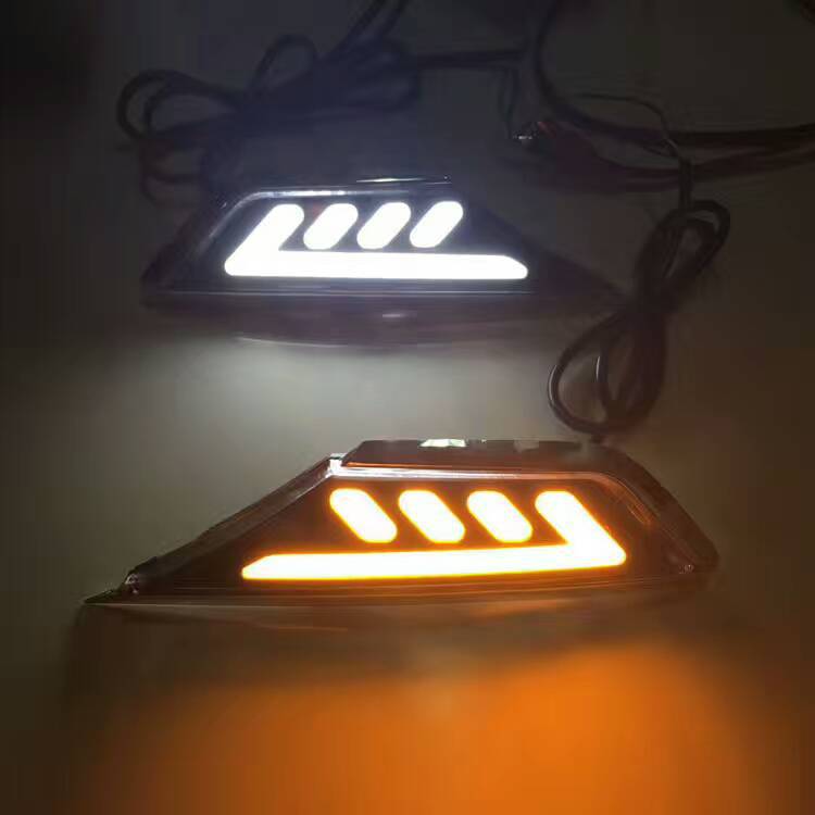 適用于十代思域Honda civic 葉子板燈 LED日行燈 改裝燈