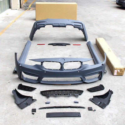 13-19寶馬3系 F30 F35改裝 M3 M4 大包圍 前杠 后杠 裙邊 保險杠