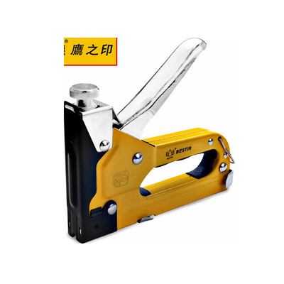 鷹之印手動(dòng)打釘槍三用碼釘槍u型T型直鋼釘槍木工工具BST-04242