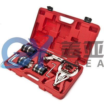 廠家直銷專業(yè)引擎汽保維修活塞環(huán)安裝工具 活塞環(huán)壓縮器組套批發(fā)