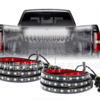 皮卡車廂照明燈帶5050尾箱燈貨柜拖車邊燈帶開關(guān)控制一拖二燈條