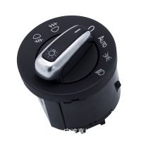 適用大眾高爾夫6途安邁騰途觀自動大燈開關鍍鉻帶AUTO 5ND941431B
