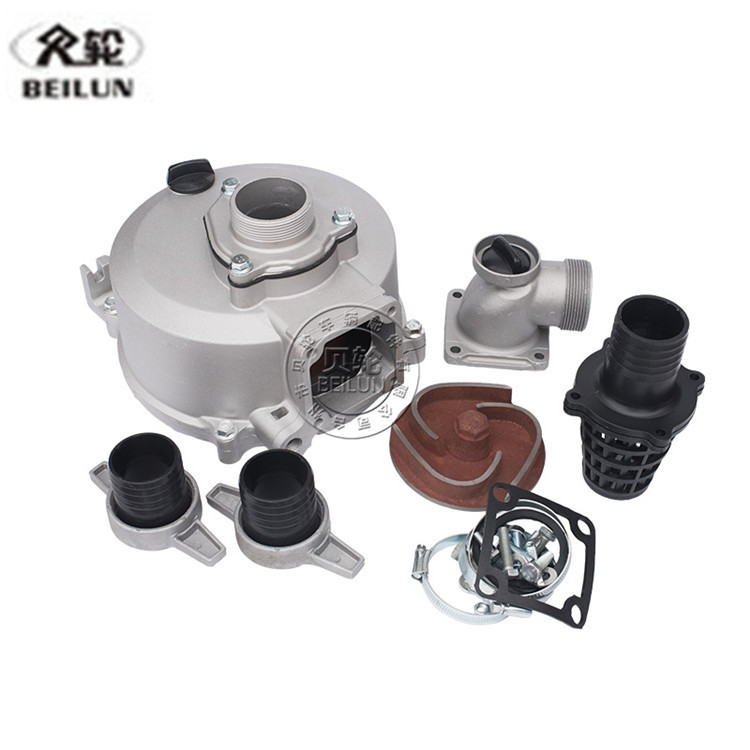 汽油機(jī)水泵配件2寸3寸4寸泵殼 泵體GX160 390泵殼自吸泵168F 188