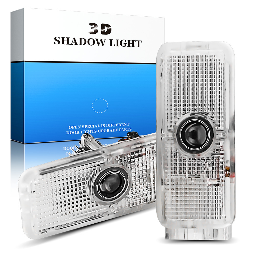 工廠直銷 適用標(biāo)致迎賓燈 汽車led車門燈 RCZ 專用迎賓燈 鐳射燈