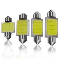 跨境熱銷汽車改裝LED車頂燈 COB雙尖燈31MM 36MM39MM 41MM 閱讀燈