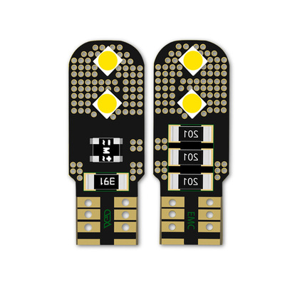 12V汽車燈LEDT10 3030解碼示寬燈高亮長壽型閱讀燈示廓牌照頂棚燈