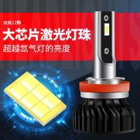 跨境電商專供汽車LED大燈H7H11H1H4改裝超亮聚光遠近光前照大燈泡
