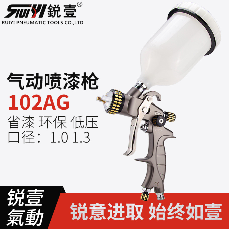 銳壹汽車噴漆槍家具面漆鈑金噴槍涂料高霧化氣動(dòng)噴槍油漆噴槍現(xiàn)貨