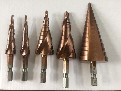 M35 五件套超硬階梯鉆4-32，6-24，4-22，3-12，4-12