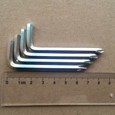 螺絲刀內(nèi)六角 十字內(nèi)六角扳手5mm6mm 滑板車工具十字批頭批發(fā)