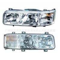 重汽車燈 汽車燈具配件 金王子連體前大燈 水晶大燈