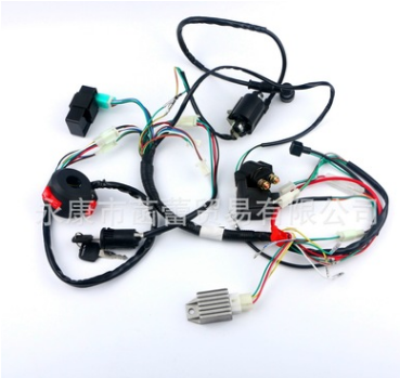 越野摩托車ATV沙灘車配件50 70 90 110CC線束線圈CDI點(diǎn)火電器全套
