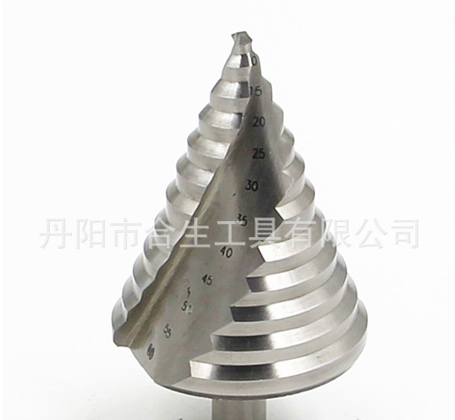 6-60mm大尺寸開孔器高速鋼螺旋槽階梯鉆白鉆塔鉆三角鉆多功能鉆頭