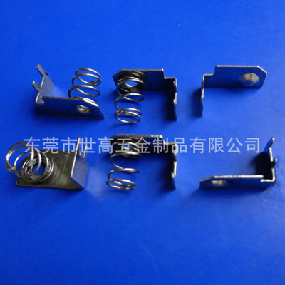 供應(yīng)12V遙控器電池接觸片L形電池片品種多，款式全，歡迎咨詢！