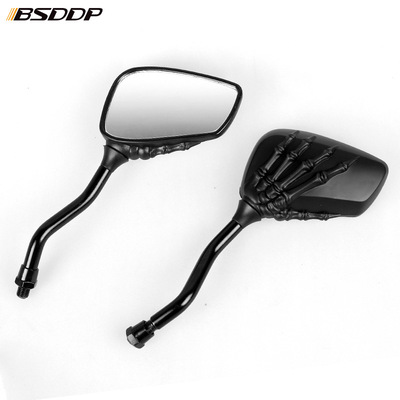 摩托車后視鏡改裝配件電動車助力車鬼手倒車后鏡反光鏡