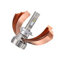 工廠批發(fā)新款Q8汽車LED大燈 雙散熱高亮大功率前照大燈駕駛燈熱賣