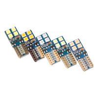 新款解碼無余光示寬燈T10-3030-8smd 高亮led室內燈 牌照燈 白色