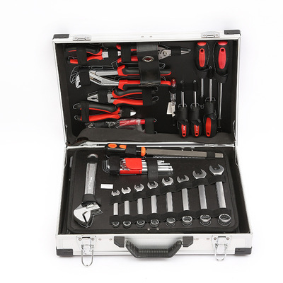 家用組合五金工具套裝 手動工具箱套裝維修組套 139件扳手箱