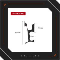 適用福特野馬碳纖維控制換檔位面板裝飾罩汽車內(nèi)飾改裝配件造型貼
