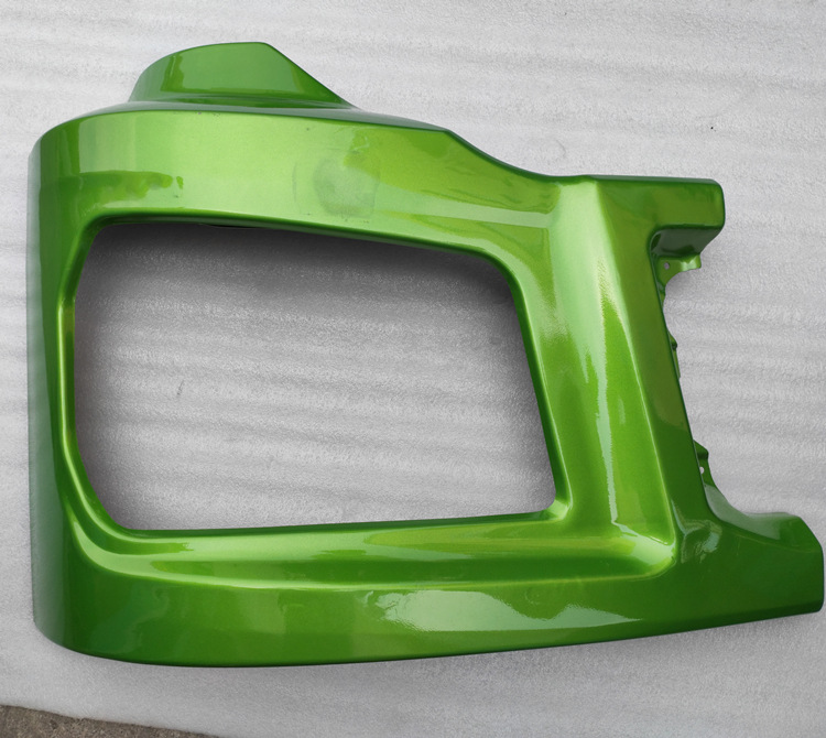 陜汽德龍，重汽豪沃德龍新M3000H3000大燈框保險(xiǎn)杠左右段蓋板