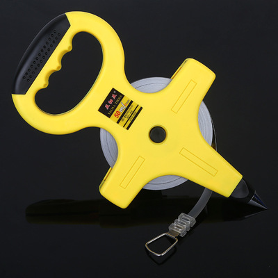 廠家亞細亞不銹鋼測量工具手提架尺長鋼卷尺 50m100m塑料架子尺