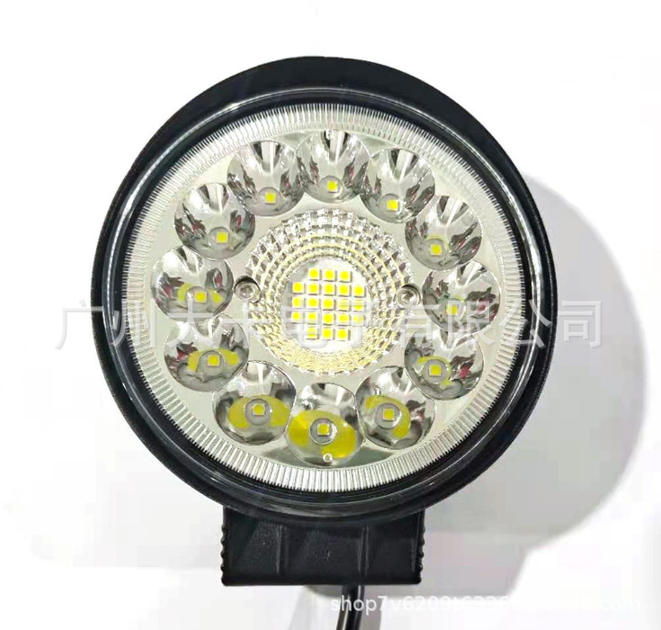 123W圓形大功率車(chē)燈工作燈越野改裝燈10-30V DC