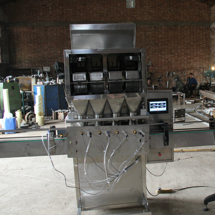 四頭瓶裝顆粒包裝機