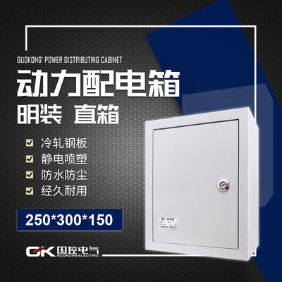 動力照明配電箱 戶外防雨布線箱強電配電箱250*300*150信號控制箱