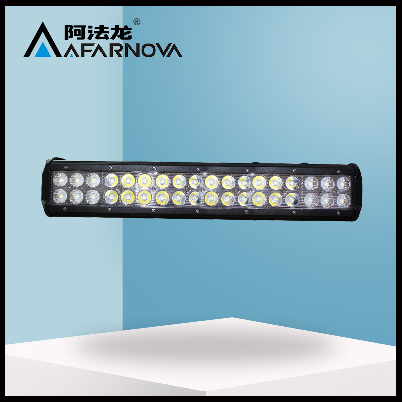 led越野車卡車照明燈 雙排帶螺絲 歐司朗3W/顆 W混合光汽燈汽摩