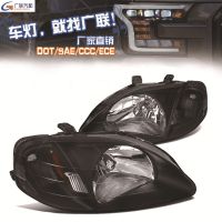 適用于思域HONDA CIVIC JDM 1999-2000 美標(biāo)汽車大燈 跨境貨源