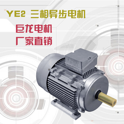 廠家批發(fā)YE2三相異步電動機0.75/1.5/2.2/7.5/30KW純銅芯電機馬達