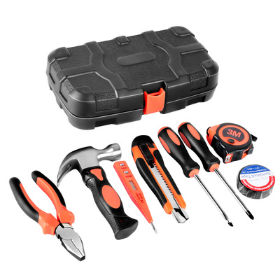 9件套組套家用組合工具箱禮品定制家庭維修工具箱批發(fā)