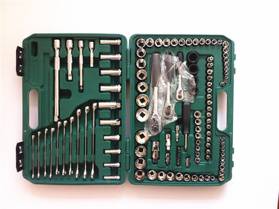 SATA世達(dá)組合工具套裝120件套6.3*10.12.5MM系列公英制組套工具