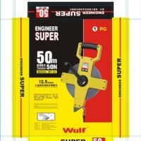 沃富卷尺 尼龍復膜長鋼卷尺 測量工程用準確精度防銹磨